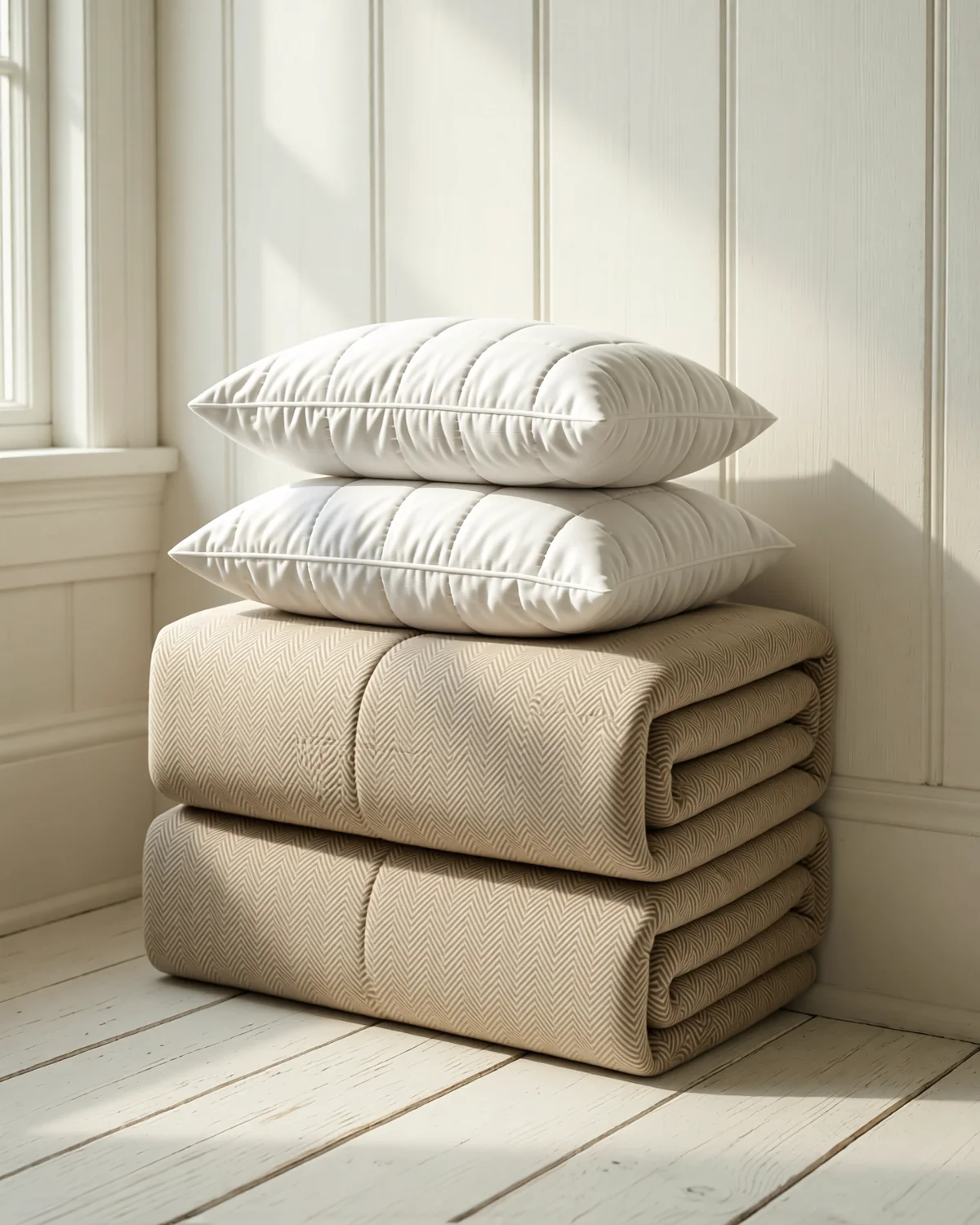 Cotton Quilt Set, Full/Queen, 3 pieces